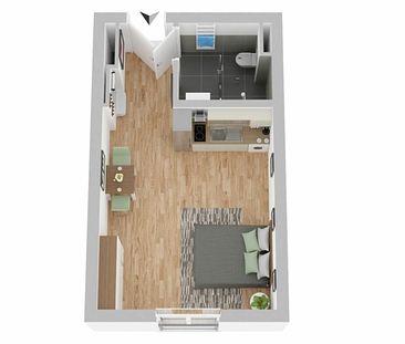 Hochwertiges Mini-Appartement in Neubaukomplex zu vermieten! - Foto 1