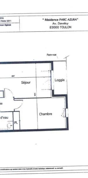 Appartement à louer 2 pièces 43.62m² - Photo 2