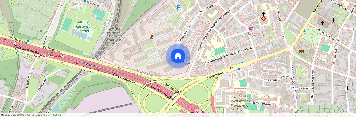 Koszarowa, Śródmieście, Katowice, śląskie