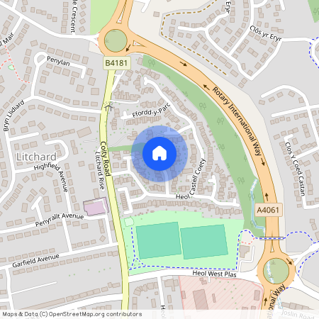 Heol Castell Coity, Litchard, Bridgend, CF31 1PU