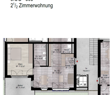 2.5 Zimmerwohnung – Bachtelblick Bubikon - Photo 6