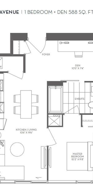 For Lease - 8 Cumberland Street Unit# 4904, Toronto, Ontario - Photo 1