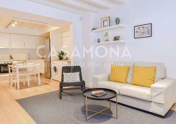 Modern 1 Double Bedroom Apartment in Barceloneta with all Bills Included