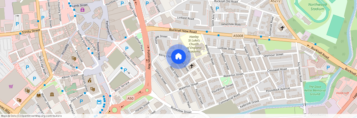 Wellington Street, Stoke On Trent, ST1