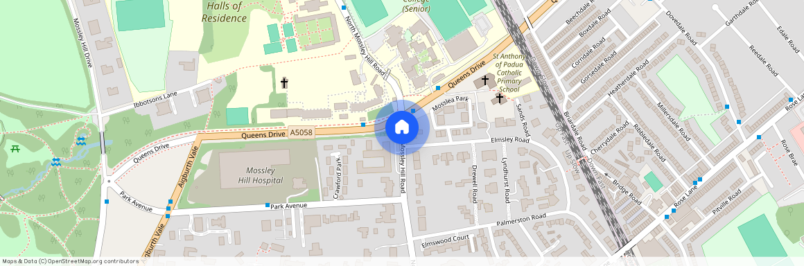 North Mossley Hill Road, Liverpool, Merseyside, L18