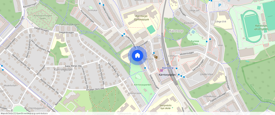 Söderarmsvägen **, Kärrtorp