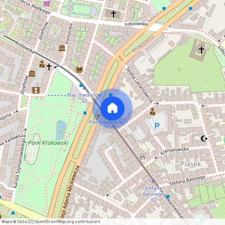 ul. Karmelicka, Piasek, Stare Miasto, Kraków, małopolskie