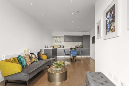 A contemporary two bedroom apartment to rent in a modern development in Kensal Rise boasting City skyline views. - Photo 2