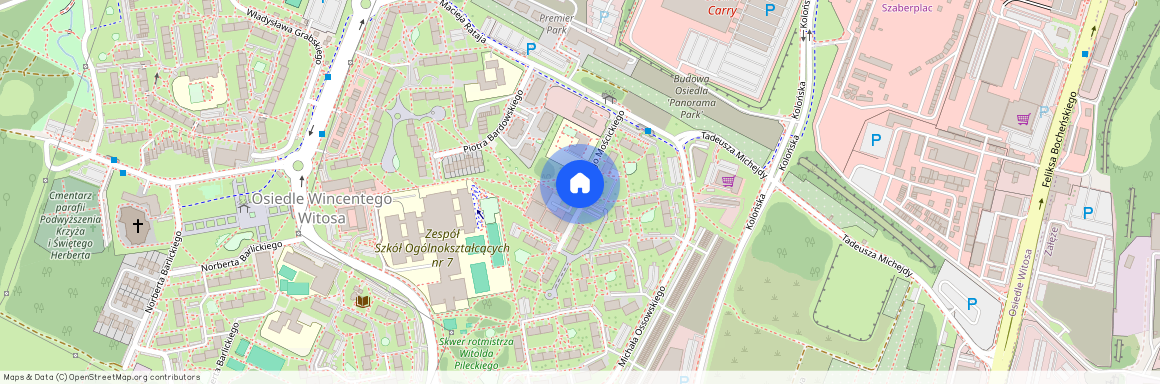 ul. Ignacego Mościckiego, Osiedle Witosa, Katowice, śląskie