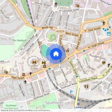 Castle Ditch Lane, Lewes