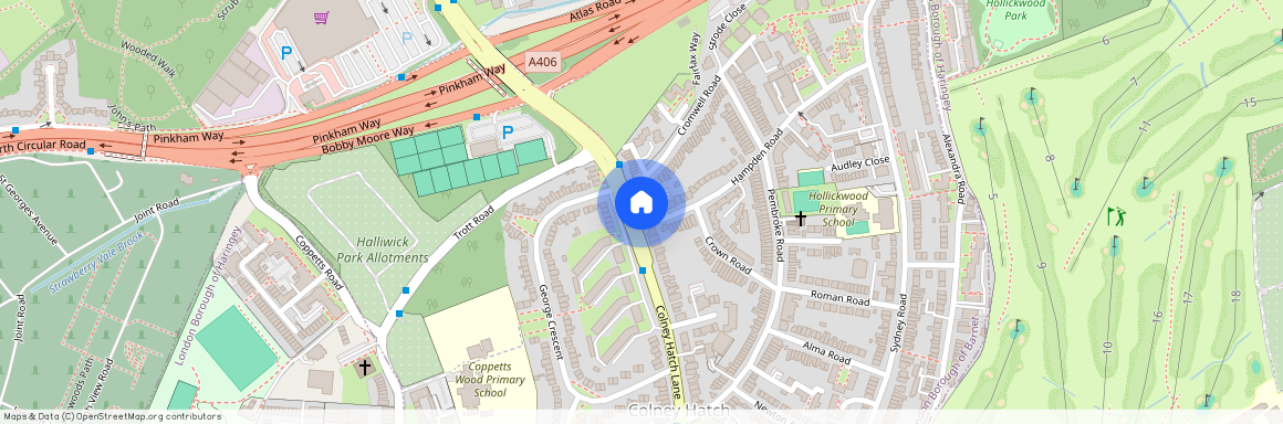 Colney Hatch Lane, Muswell Hill, N10, London