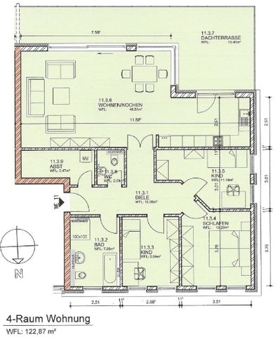 Neubau! Moderne Mietwohnungen in Dettmannsdorf - 402 - - Foto 5