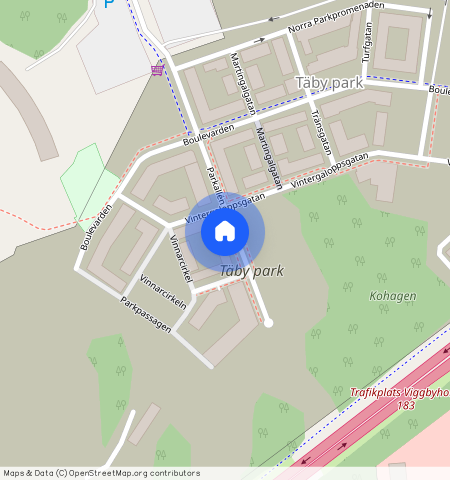 Parkallén **, Täby Park