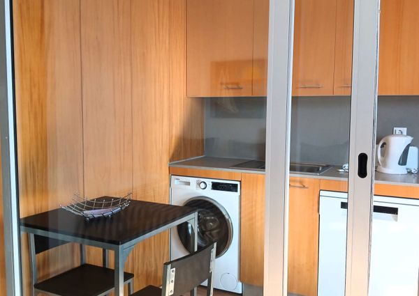 Furnished and equipped T0 flat next to Wisteria!