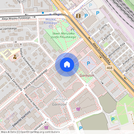 ul. Karola Szymanowskiego, Wrzeszcz Górny, Gdańsk, pomorskie