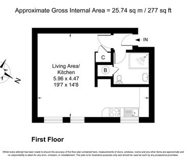 Studio Flat, Honeysuckle Drive, L9 - Photo 6