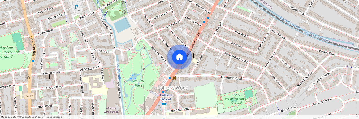 110 High Street Colliers Wood, London, Greater London. SW19 2BW