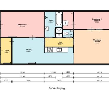 Appartement te huur: Waagdragerhof 44 1019 HB Amsterdam - Photo 6
