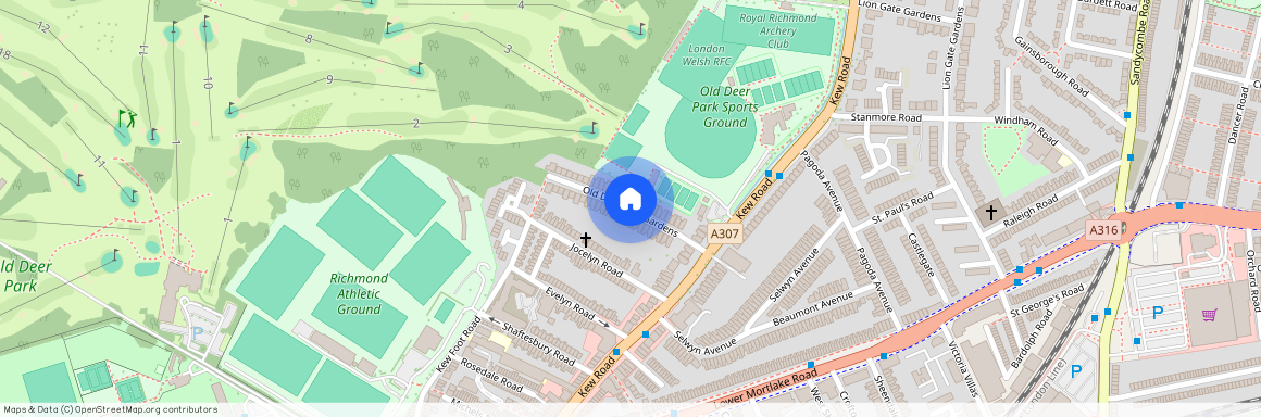Old Deer Park Gardens, Richmond, TW9, London