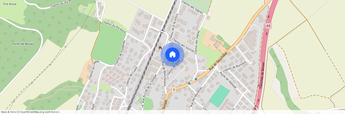 Rue de Monchevaux 8, 2022 Bevaix, Suisse