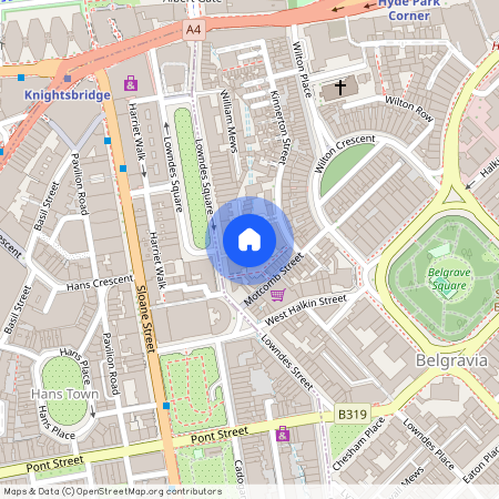 Kinnerton Street, Knightsbridge, London, SW1X