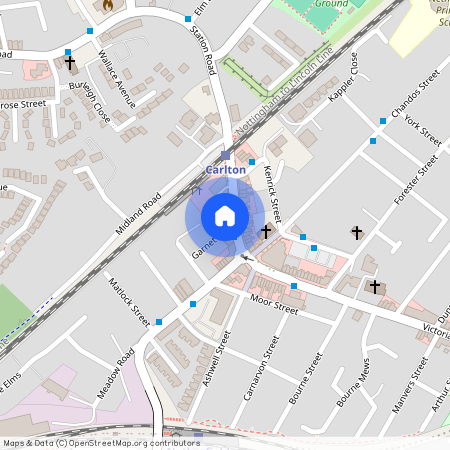 Victoria Road, Netherfield, Nottingham flat above butchers shop