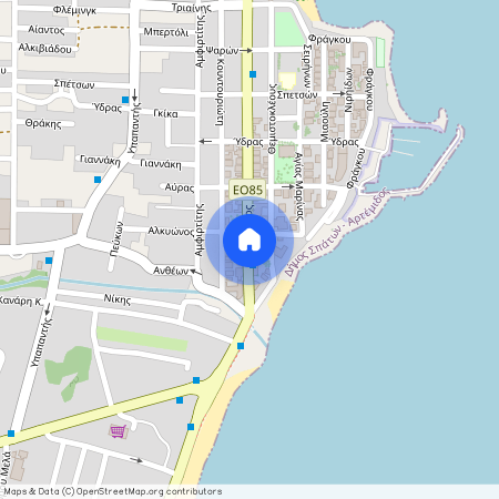 Λεωφόρος Αρτέμιδος, 14 190 16 Αρτέμιδα, Κέντρο (Αρτέμιδα (Λούτσα))