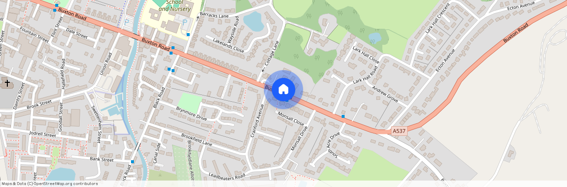 Buxton Road; Macclesfield. SK11
