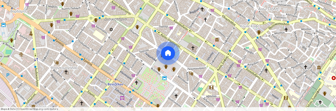 Ρωμαϊκή Αγορά - Βενιζέλου - Ιστορικό Κέντρο (Κέντρο Θεσσαλονίκης)