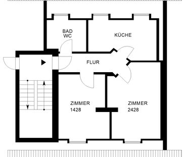 Zimmer 14,28 m² innerhalb einer 2er-WG // DG rechts, Zimmer 2428 - Photo 3