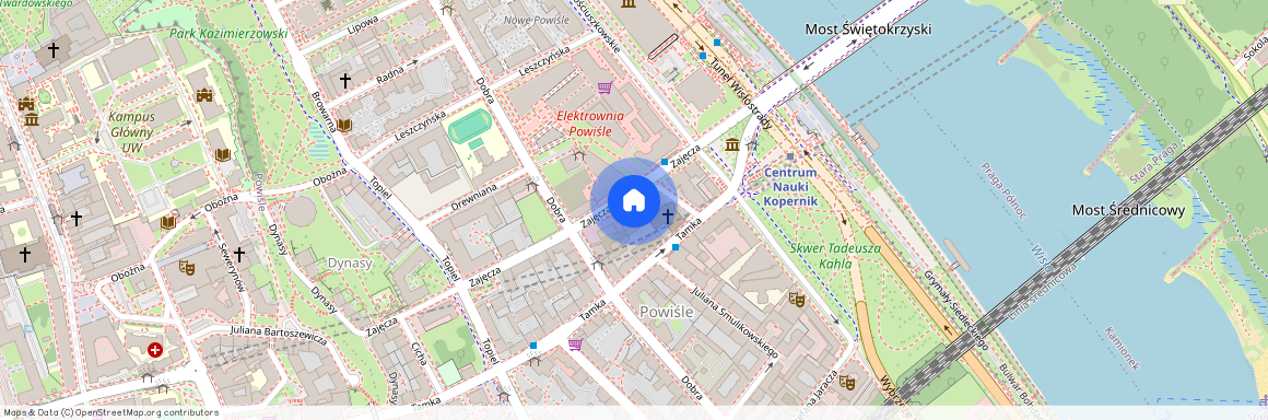 zajęcza 1a, Powiśle, Śródmieście, Warszawa, mazowieckie