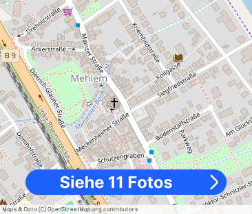 Maisonettewohnung mit eigenem Garten und in unmittelbarer Rheinnähe... - Foto 1