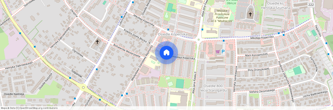 ul. Osiedle Mikołaja Kopernika, Starogard Gdański, starogardzki, pomorskie
