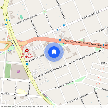 R Monte Castelo, 258, Alto da Rua XV - Curitiba - PR