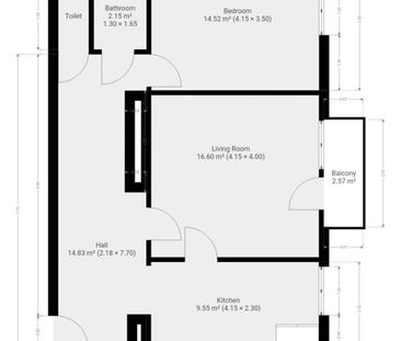 Pronájem bytu 2+1 64 m2 - Фото 6