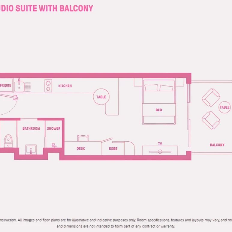 Signature Studio Suite-Double Bed with Balcony - Photo 1