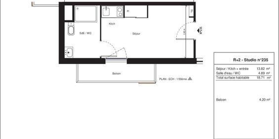 Location Appartement 1 pièce 18m² NIMES 30000 - Photo 3