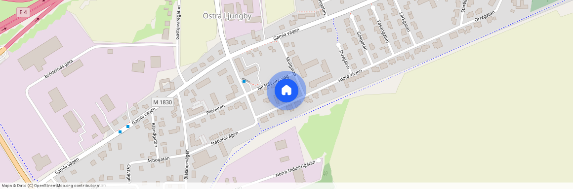 Östra Ljungby, Skåne, Klippan, Skolgatan 4B