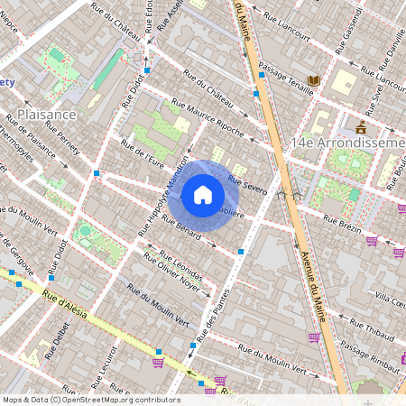 Rue de la Sablière, Francja, Paris