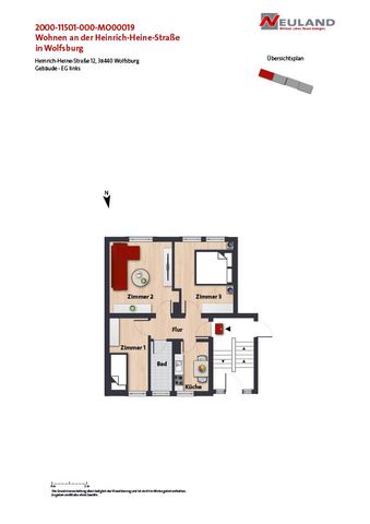 Gut geschnittene 3-Zimmer-Wohnung in Stadtnähe// EG links - Photo 5