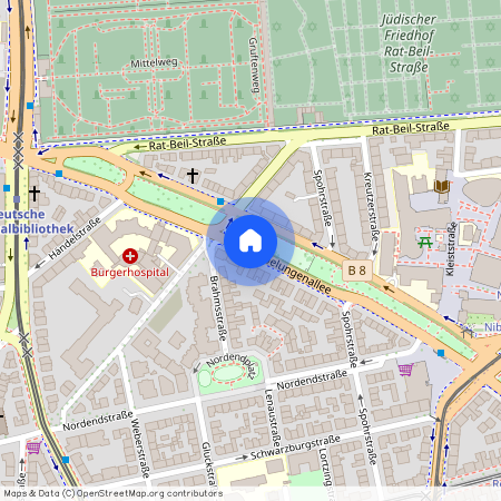 Nibelungenallee, 60318 Frankfurt am Main - Nordend