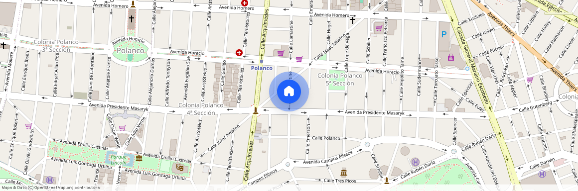 Calle Lamartine, Polanco 5ª Sección, Polanco, Ciudad de México, Miguel Hidalgo, Ciudad de México, 11560, México