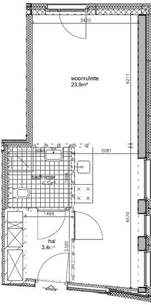 Studio à Laan op Zuid 195f, Rotterdam - À Louer - Foto 1