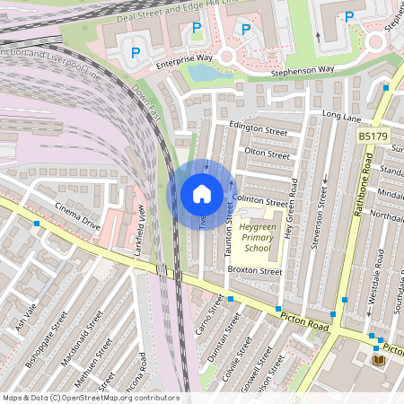 Tiverton Street, Liverpool, Merseyside, L15