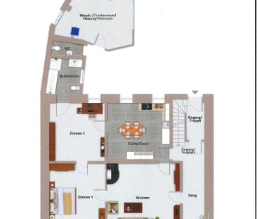 Historische 3 ½-Zimmerwohnung mit grossem Gartenbereich - Foto 5