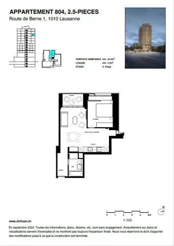 Appartement de 2.5 pièces neuf avec balcon - Photo 5