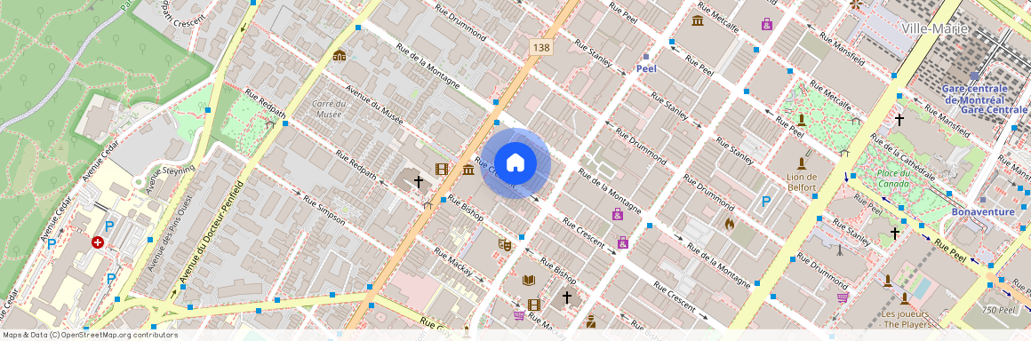 2145 Rue Crescent #03, Ville-Marie (Montréal), H3G2C1