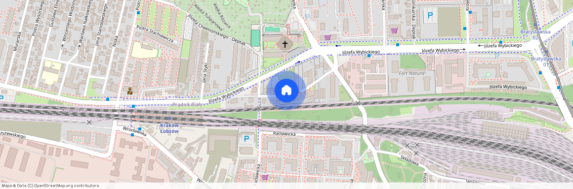 ul. Pod Fortem, Azory, Prądnik Biały, Kraków, małopolskie