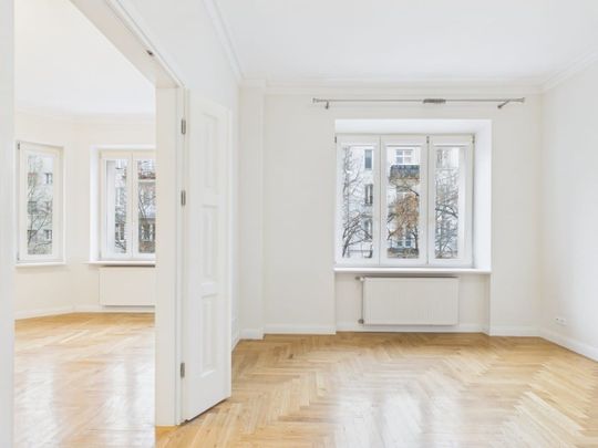 Dwupokojowe, nieumeblowane mieszkanie w kamienicy 55.5 m² - Фото 1