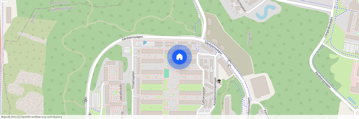 Gårdstensberget, Göteborg, Västra Götaland, Saffransgatan 9 .